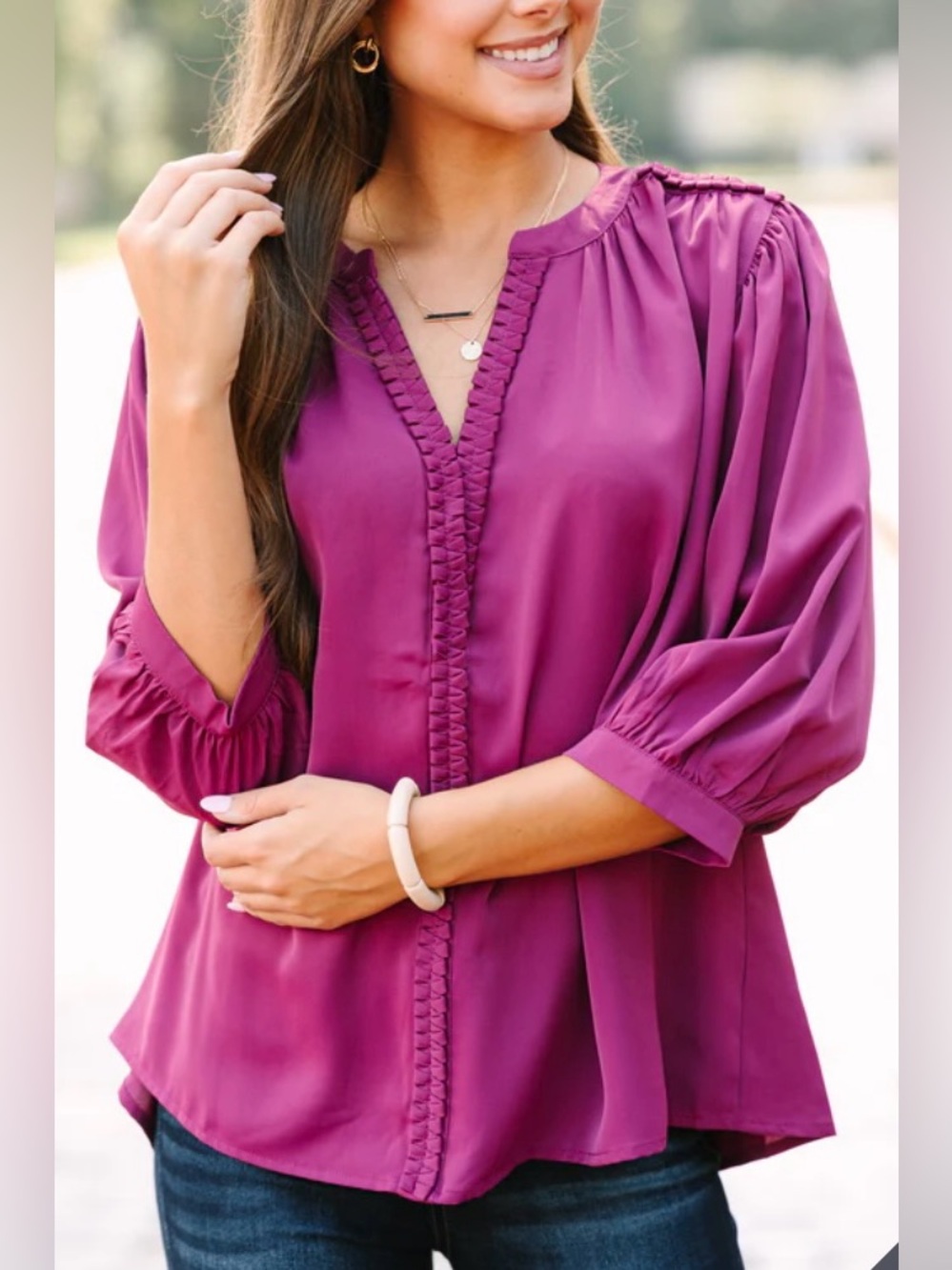 Entro Pink Blouse